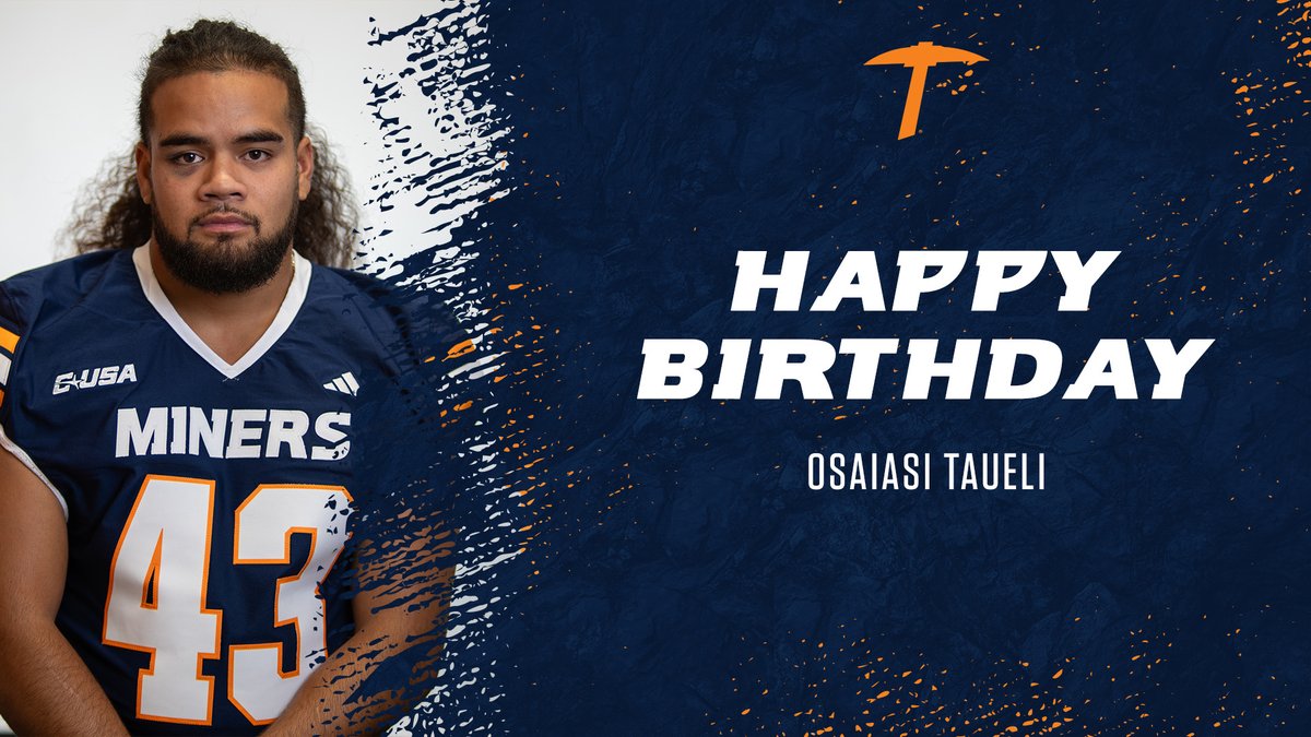 Happy birthday to Bandit, Osaiasi Taueli‼️⛏️ #WinTheWest | #PicksUp @OTaueli