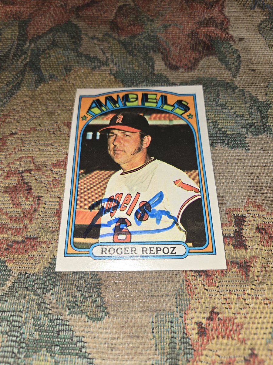 #TTMSUCCESS Roger Repoz played from 1964-72 in MLB & then 5 years in Japan. In 1971 he was 1st in MLB history w/ OPS > .700 BA < .200 min 100 games @TTM_Todd @pintandrew @FlyinWV79 @georgesands58 @BloggerTubbs @MyPenIsHugeTTM @CeeMX97