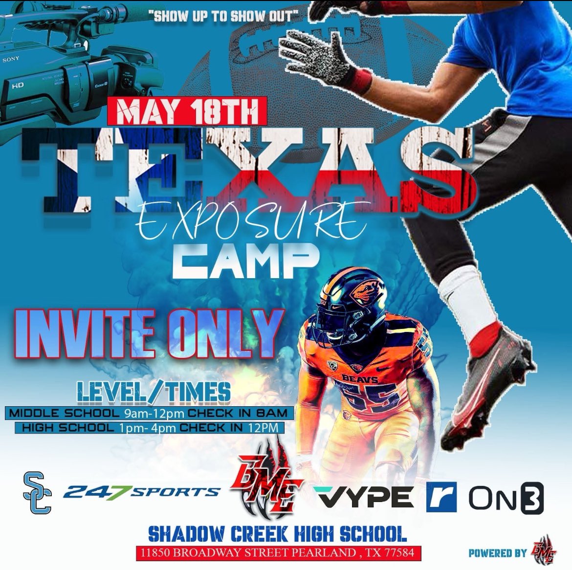 7TH ——- 8TH GRADE TAP IN @Rivals @vypehouston @bmecamps @On3Recruits @SCSharkFootball