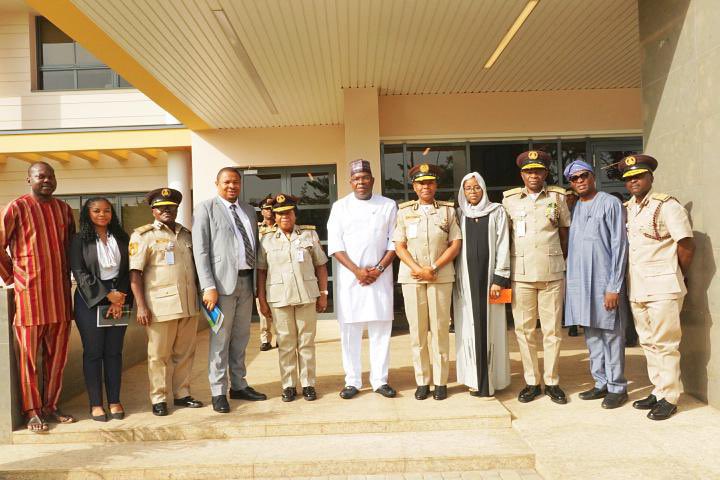 JTB SEEKS SYNERGY WITH NIS The Executive Secretary of the Joint Tax Board (JTB), Olusegun Adesokan and his management team were today at the Service Headquarters on a courtesy visit to the Comptroller General, Nigeria Immigration Service, Kemi Nandap, pcc, mmis, fsm, to seek