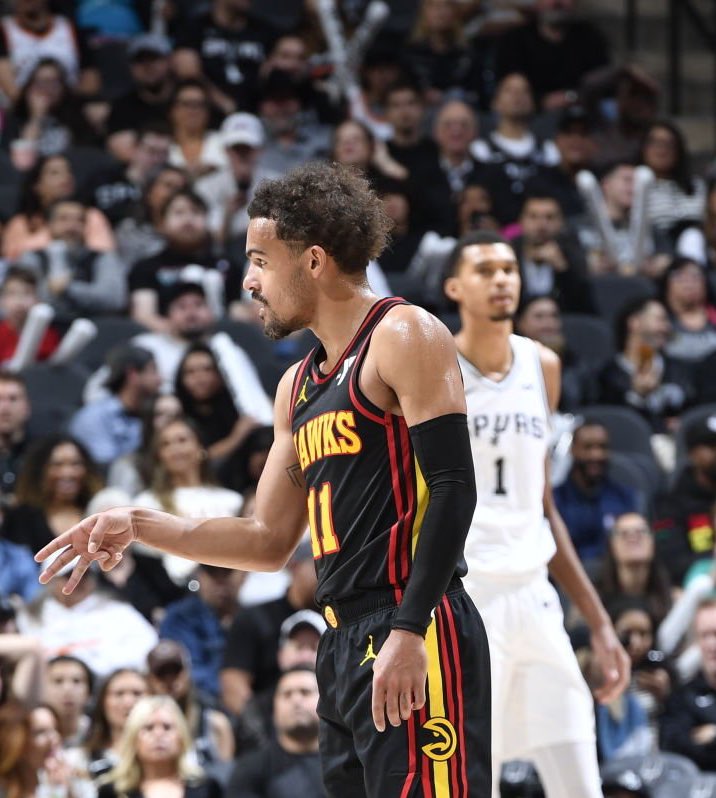 The Spurs reportedly don’t see Trae Young as a fit with Victor Wembanyama, per @basketballtalk “League sources have told NBC Sports not to bet on that happening, as San Antonio doesn’t see Young as a fit with Wembanyama going forward. The Spurs might be more interested in the