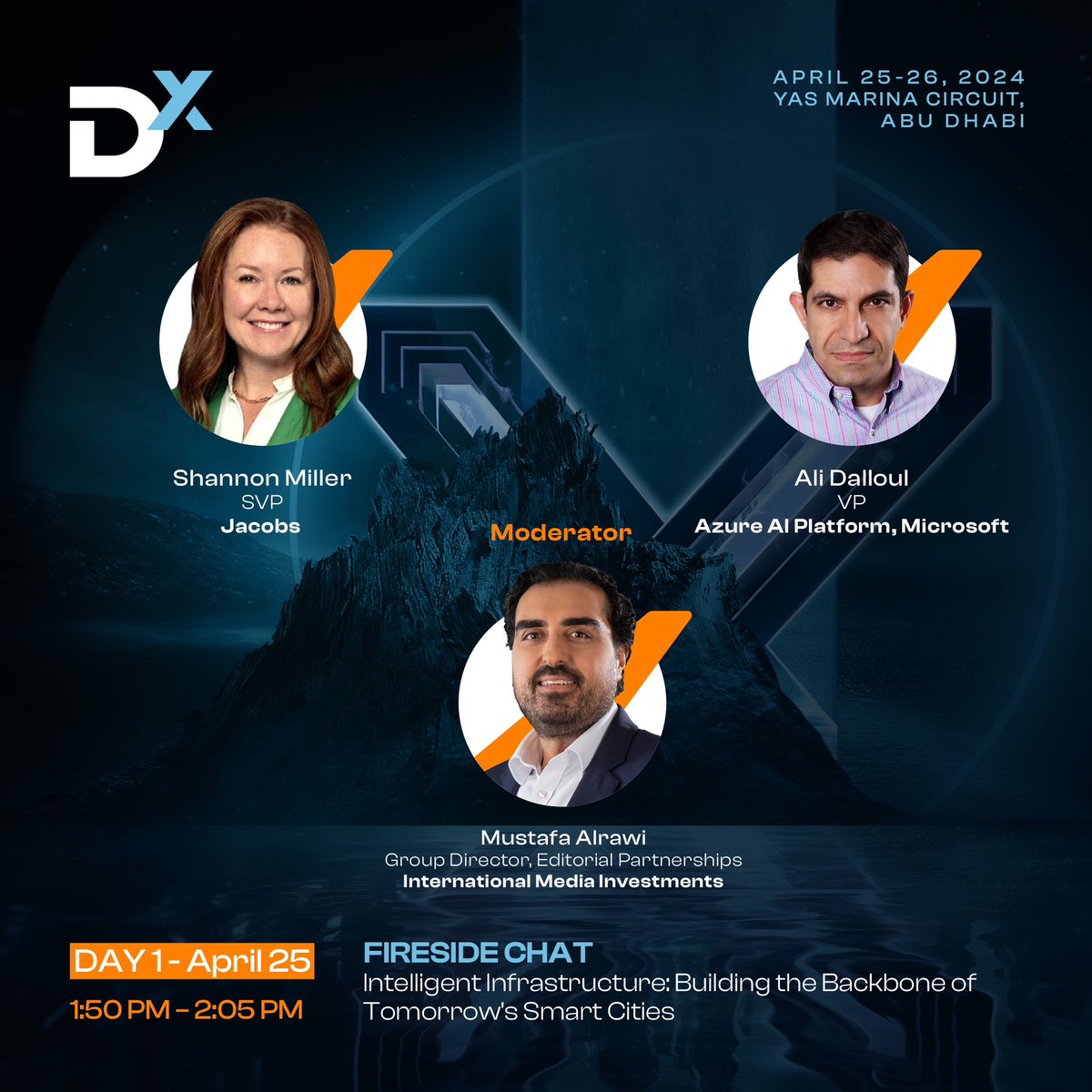 Dive into the heart of innovation with our Fireside Chat on Intelligent Infrastructure! Discover how cutting-edge technology is revolutionizing the way we build and manage our cities. @Bayanatg42 @InvestAbuDhabi @saviabudhabi @AbuDhabiDMT