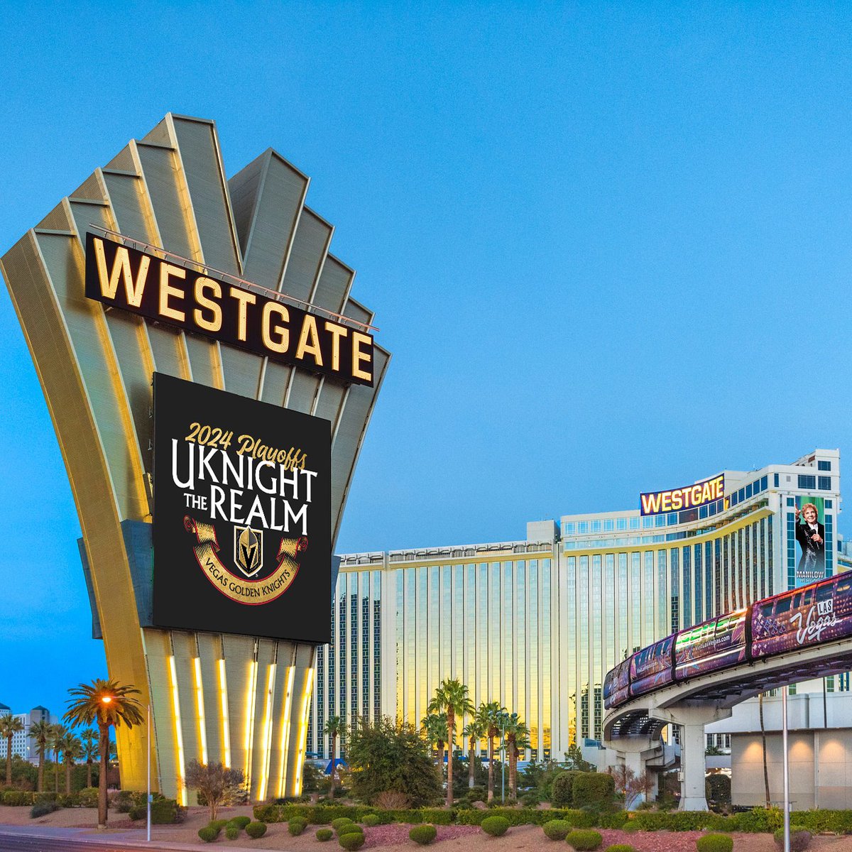 The battle begins! The @goldenknights are lacing up for the playoffs with their eyes on the prize! #GoKnightsGo