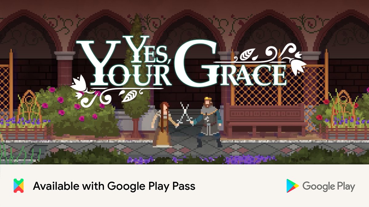 #YesYourGrace is now available on #GooglePlayPass! Triumph over your enemies and rule your kingdom for free with a Google Play Pass subscription! 👑 Get it here: pulse.ly/mgmvoxee2t
