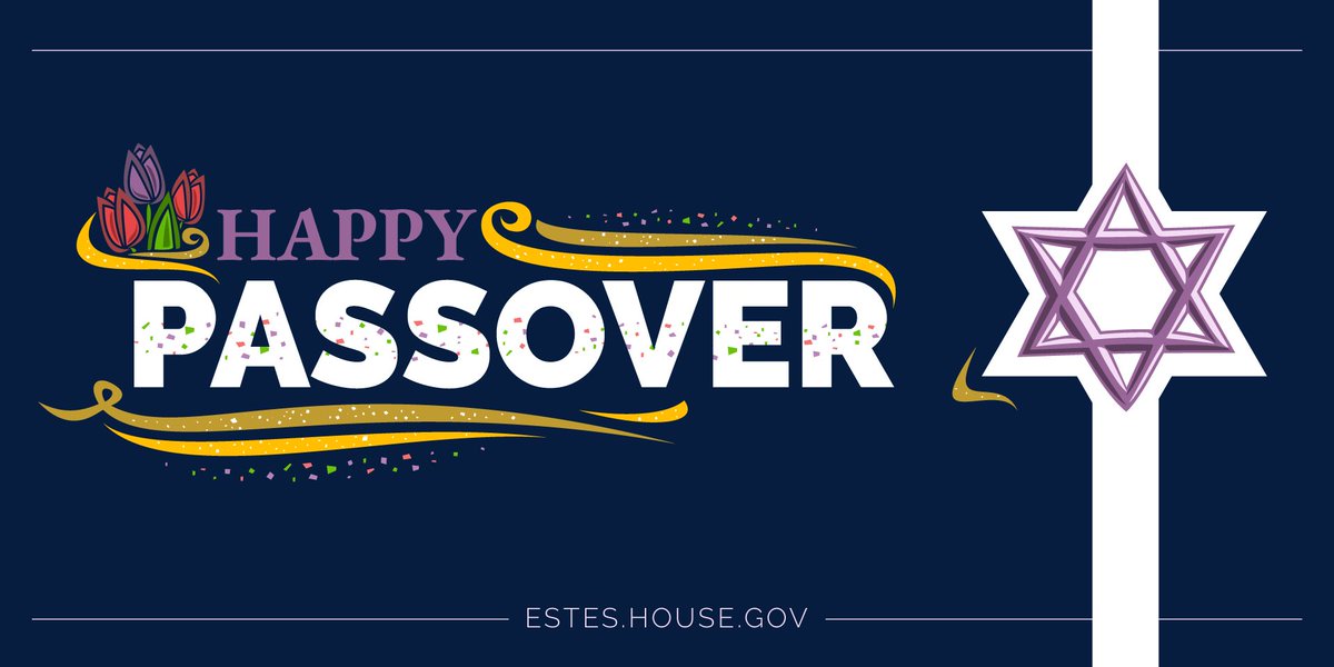 Chag Pesach Sameach! Wishing all Kansans who celebrate this sacred holiday commemorating the Israelites' liberation from slavery in Egypt a happy Passover!