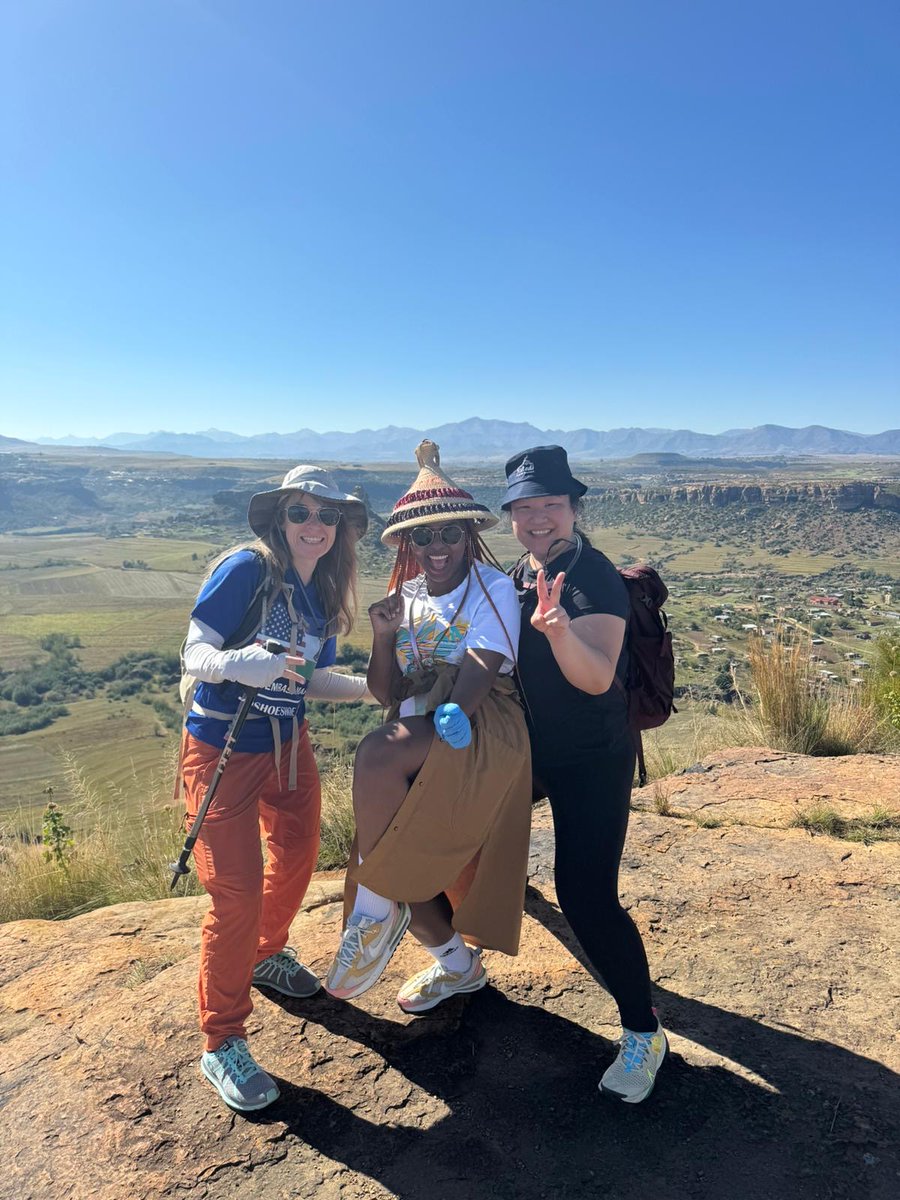 During our hike to the Thaba Bosiu plateau last week, many members of our community volunteered to participate in a trail clean up. On #EarthDay, let us reflect on the many ways we can act to help ensure the health of our planet. #EveryoneHasARoleToPlay