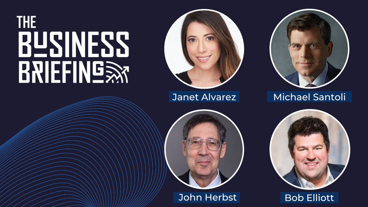 We are LIVE at 9AM with @JanetOnTheMoney! GUESTS: - @MichaelSantoli - @AtlanticCouncil's @JohnEdHerbst - @BobEUnlimited 🔊Tune in on @SXMBusiness 🔊