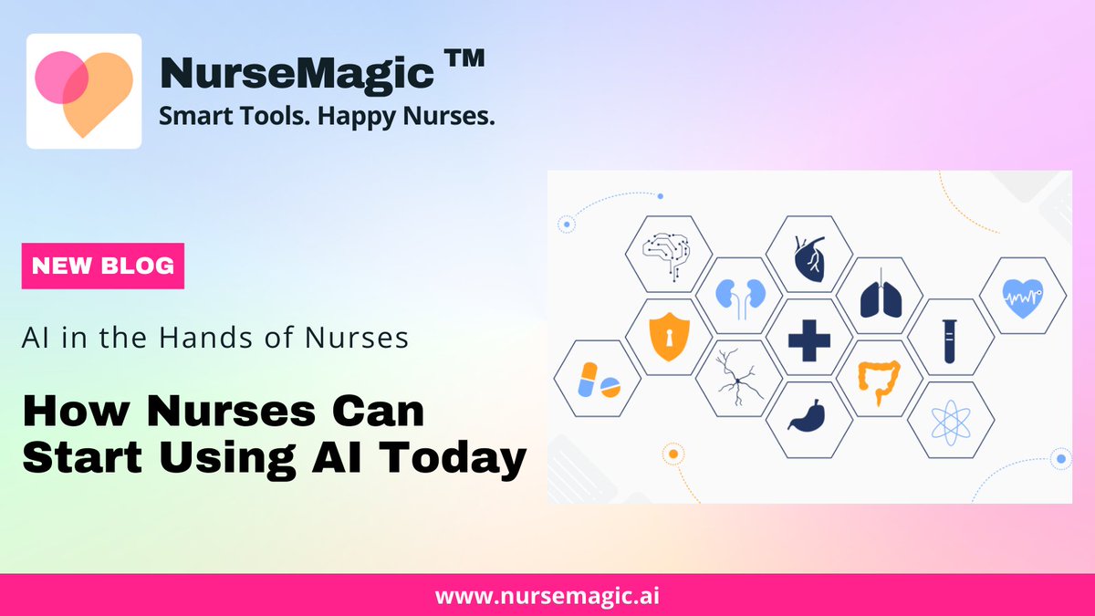 ✨ How Nurses Can Start Using Practical AI Applications Today ✨

#nurse #nursing #nurselife #rn #rnlife #healthcare #healthcareworkers #patient #patientcare