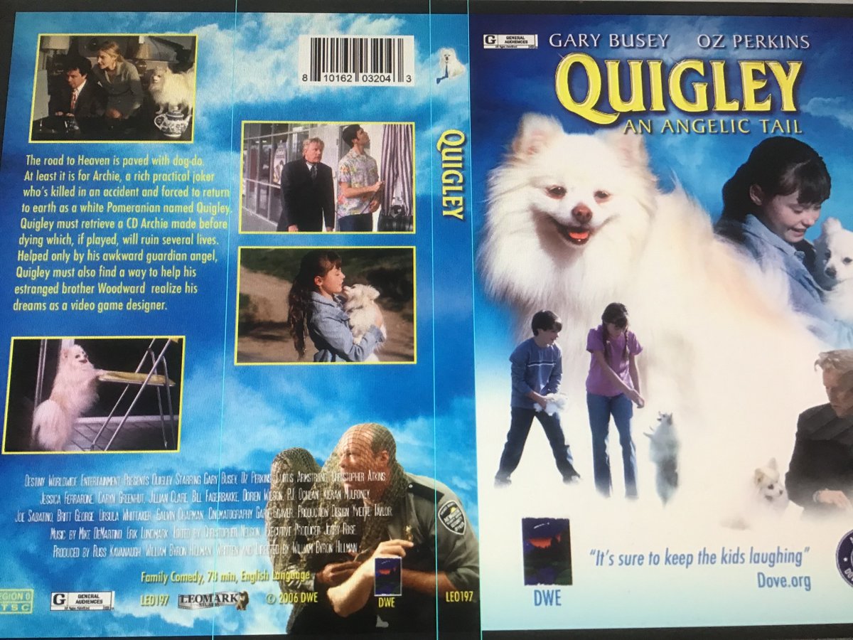 Few films stay in release for 20+ years, but QUIGLEY the hero dog film is back, free @Tubi and these platforms. Amazon Prime Video Dove Channel lMOD - DVD Walmart Best Buy Hoopla Barnes and Noble Movies Unlimited Valley AM YouTube Vix LAT AM Spanish Butace Spanish Tubi Spanish