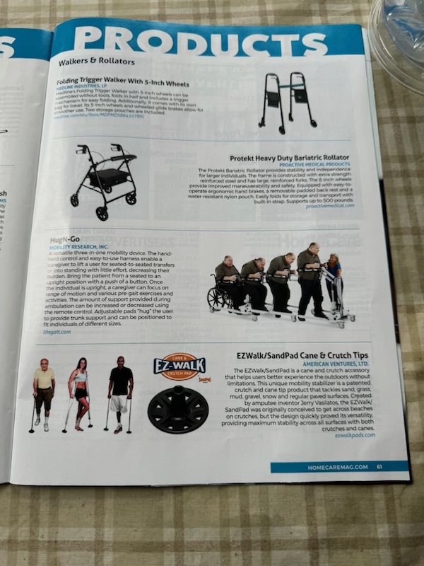 From the latest @HomeCareMag!

#crutch #crutches #cane #canes #injury #disability #amputee #brokenleg #disabilitytravel #disabilitysports #disabilitylife #crutcheslife #handicap #handicapped #sports #travelandleisure #cruises #vacation #health #leisure