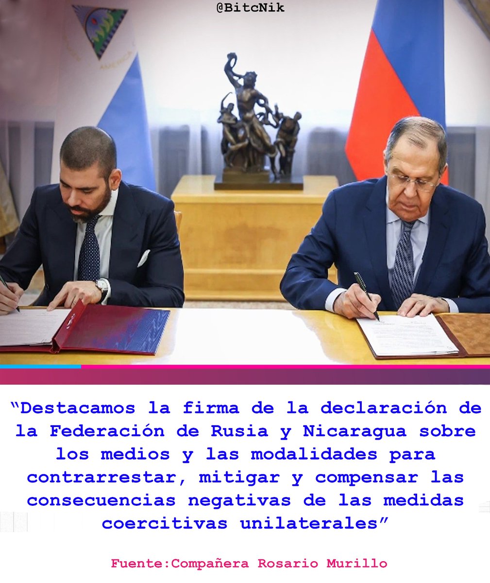 🇳🇮🇷🇺 #Nicaragua #Rusia Pueblos Hermanos En Triunfos... #SomosVictoriasVerdaderas #4519LaPatriaLaRevolución #ManaguaSandinista