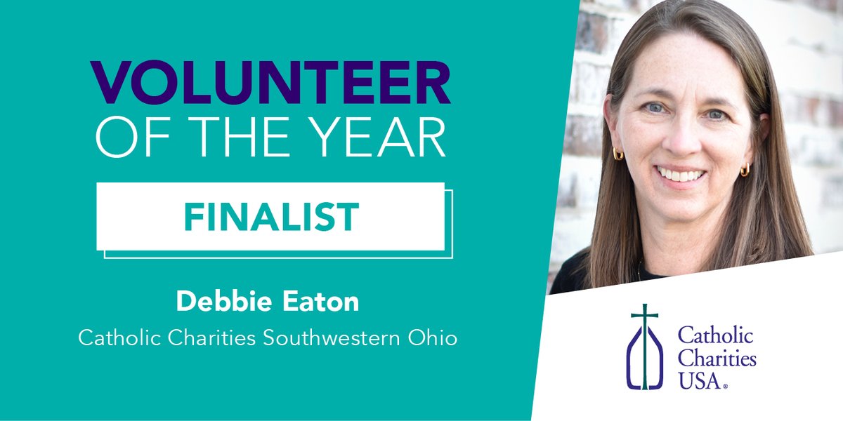 Debbie Eaton's extensive service to @CCSWOH, which she describes as being mutually empowering, has been marked by her willingness and ability to step in and serve wherever she sees a need. Thank you, Debbie, and congratulations on being a CCUSA Volunteer of the Year finalist!