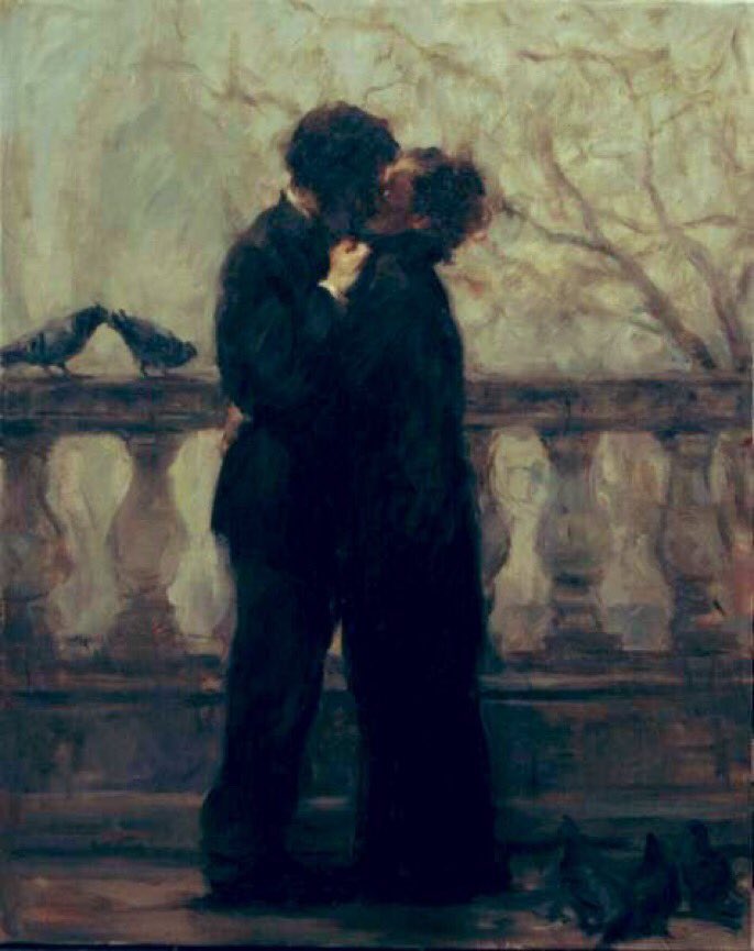 Ron #HICKS, 'THE EMBRACE OF LOVE' #art #arttwit  #RonHicks #iloveart @RonHicksFineArt #ArtLovers