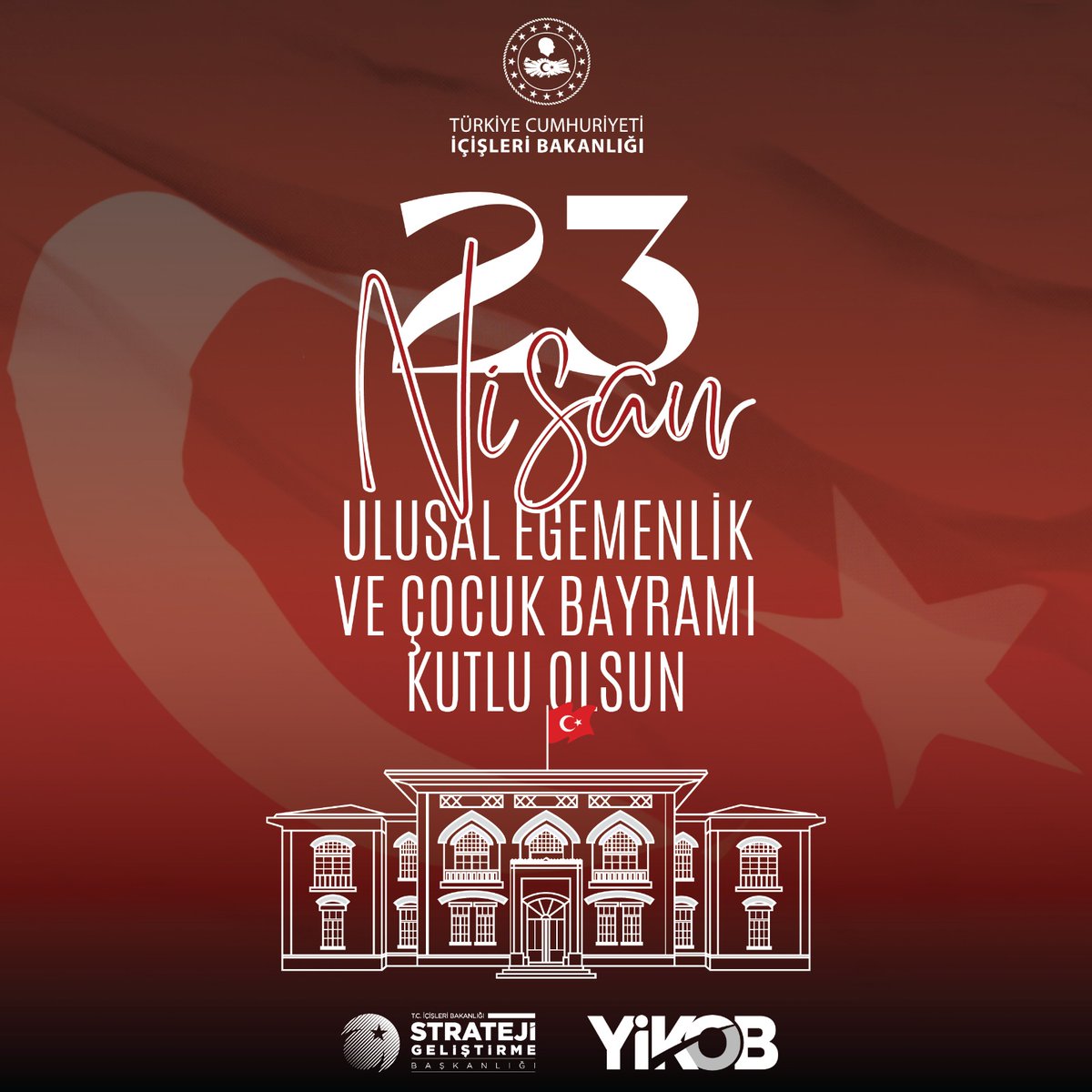 23 Nisan Ulusal Egemenlik ve Çocuk Bayramı kutlu olsun...