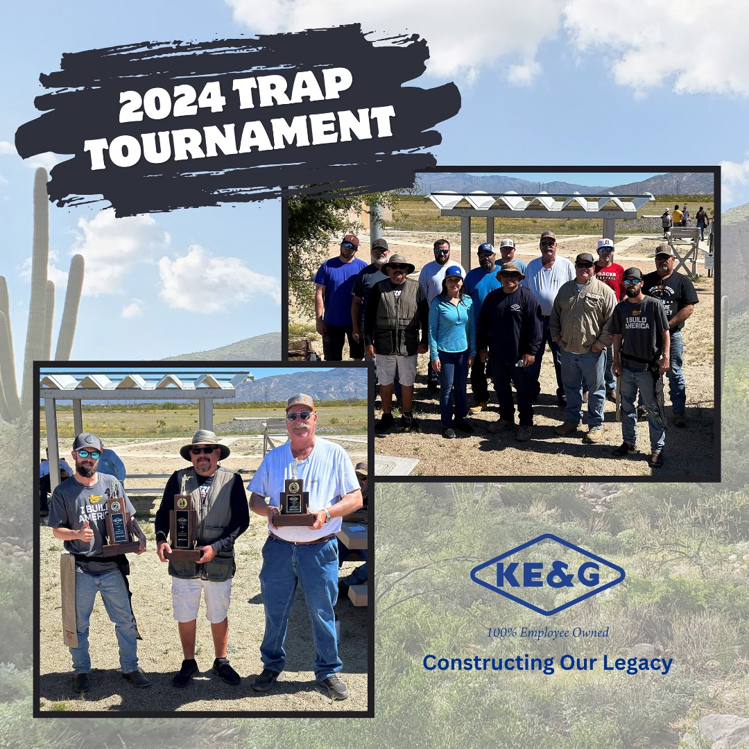 Saturday was a perfect day for KE&G’s Annual Trap Shoot. Congratulations to the winners - Sergio Gallego, Marshall McKewin and Gerry Bennett!

#kegconstruction #construction #heavycivilconstruction #esop #employeeownership #ConstructingOurLegacy