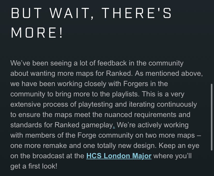 343 Industries just announced a map called Interference is being added to Halo Infinites Ranked Arena and HCS tomorrow. It’s a remake of the Halo 5 map called The Rig. Also, 343 is adding another remake and an original map to Ranked later. These maps will be revealed at the HCS