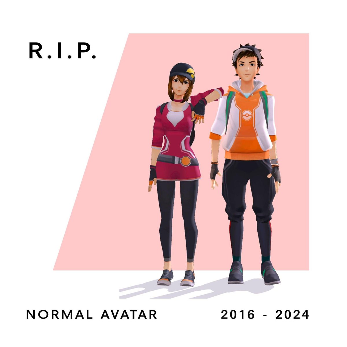 milieva13's tweet photo. Too soon? I am not ready to say #goodbye yet! 😢 What about you? #PokemonGO #AvatarChange 
@NianticLabs Bring back the cute avatars please 🙏🏻 https://t.co/yHcG09kse9