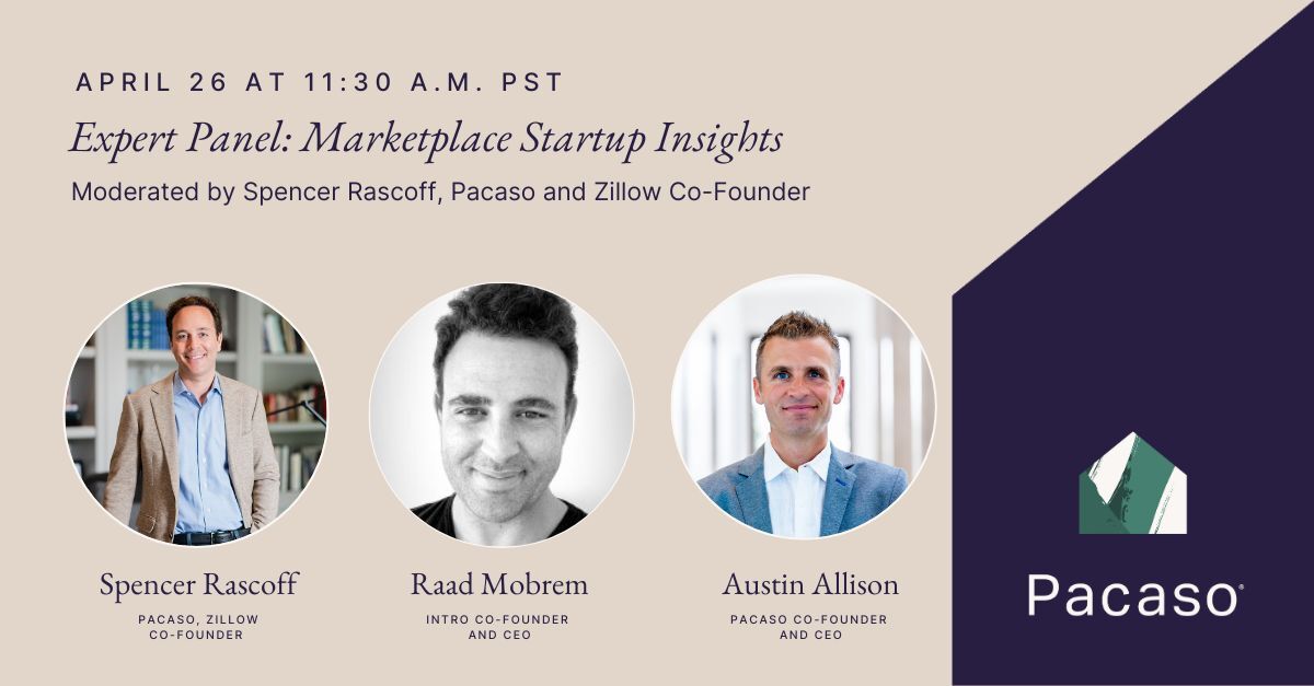 Join us this Friday. @GAustinAllison and I are hosting @Raadmobrem, co-founder of @useintro, to share insights on what we've learned from building successful marketplace startups. Save your spot: pacaso.zoom.us/webinar/regist… #StartupInsights #EntrepreneurshipTalks #LuxuryMarketplace