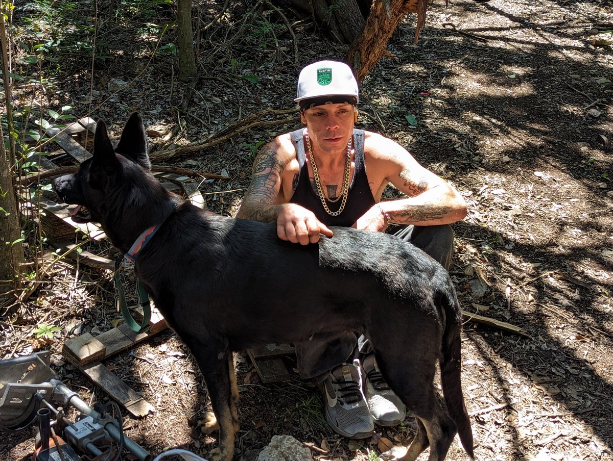 This is Truth, we chatted with him today on the Barton Creek Greenbelt. Telling us the realities of living on the streets.