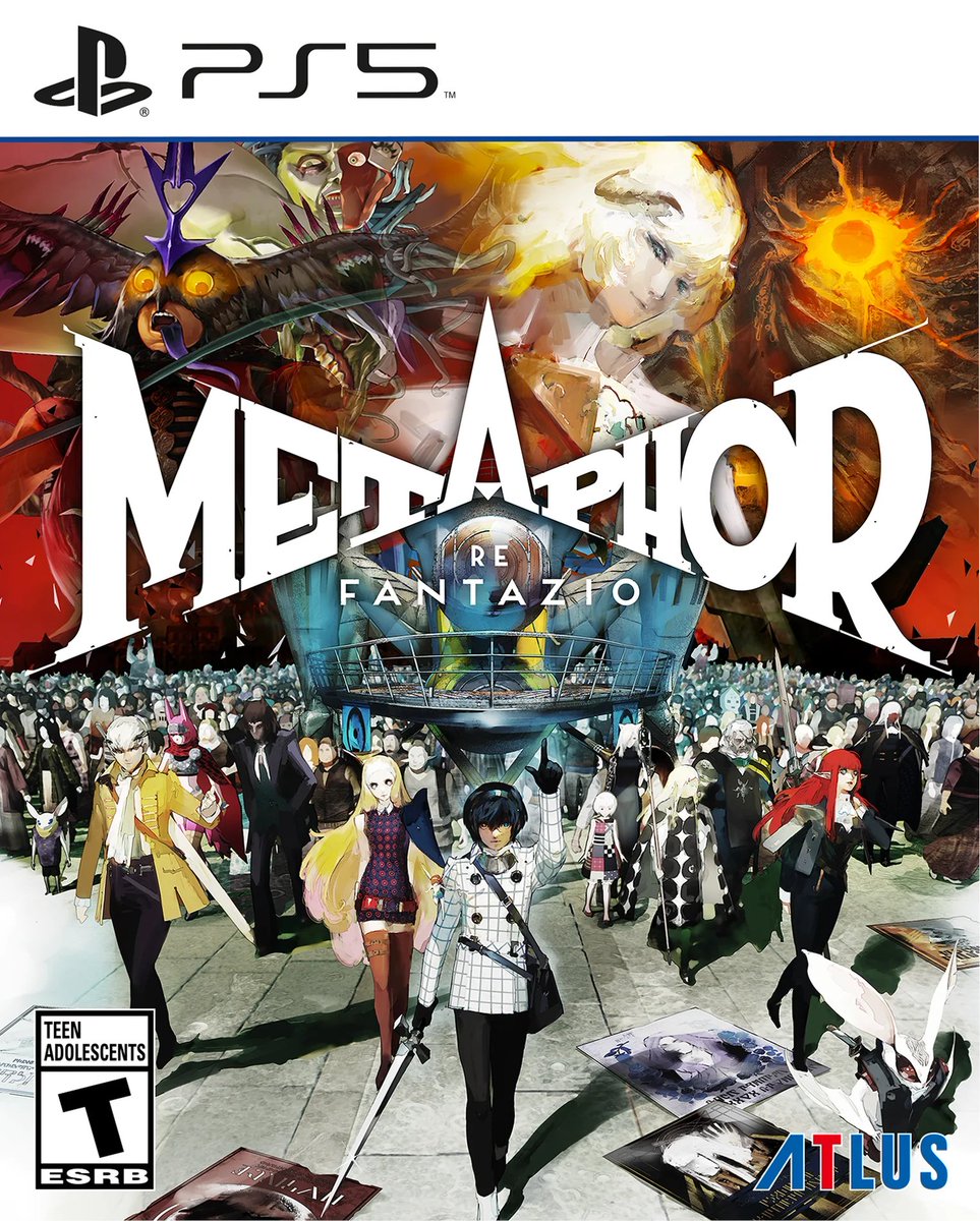 Atlus revealed the box art for Metaphor: ReFantazio!

The game releases October 11th.