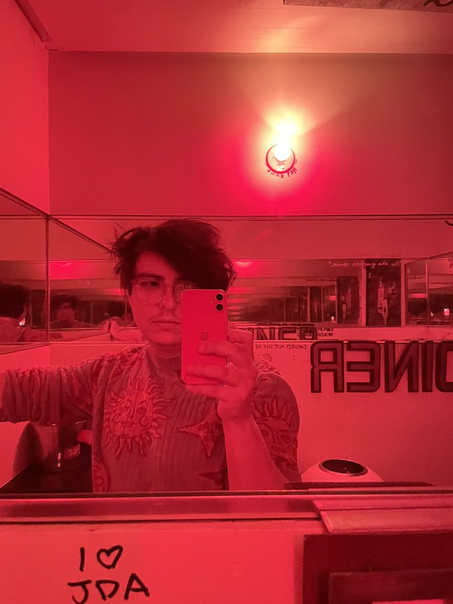 when a bathroom has red lighting im like…. okay….