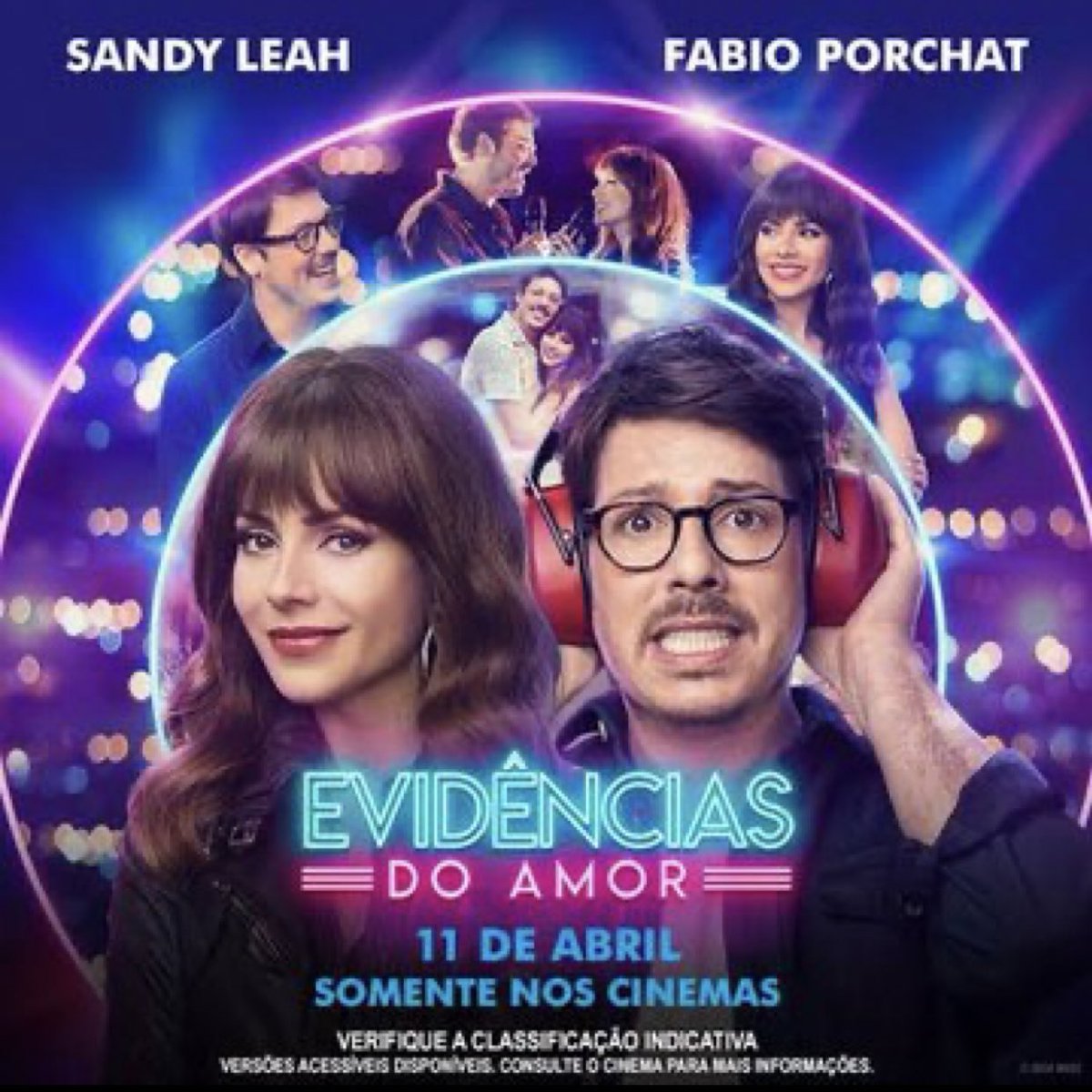 Assisti “Evidências do amor” e gostei muito! Comédia romântica nacional muito boa! E mais uma vez comprovando que sou apaixonada na Sandy