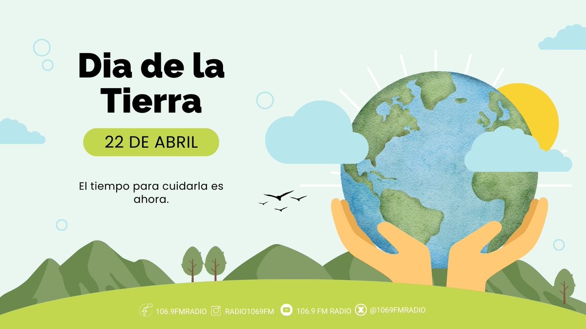 ¡El tiempo de cuidarla es ahora! #DiadeLaTierra 🌎