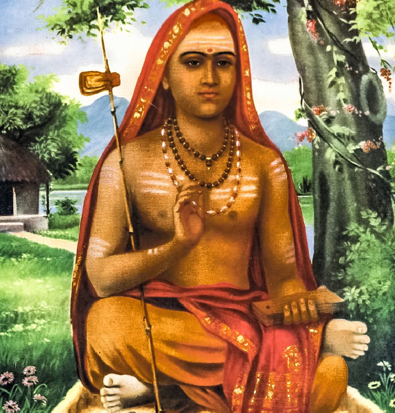 aisobt's tweet photo. @vividvoid An 8th-century Indian philosopher, challenged the Buddhist concept of "no-soul" (anatman). He argued that an eternal consciousness (Brahman) must exist beyond the void (shunya). His debates helped revive Vedic philosophy and establish Advaita Vedanta. https://t.co/pp9e0hqgzC