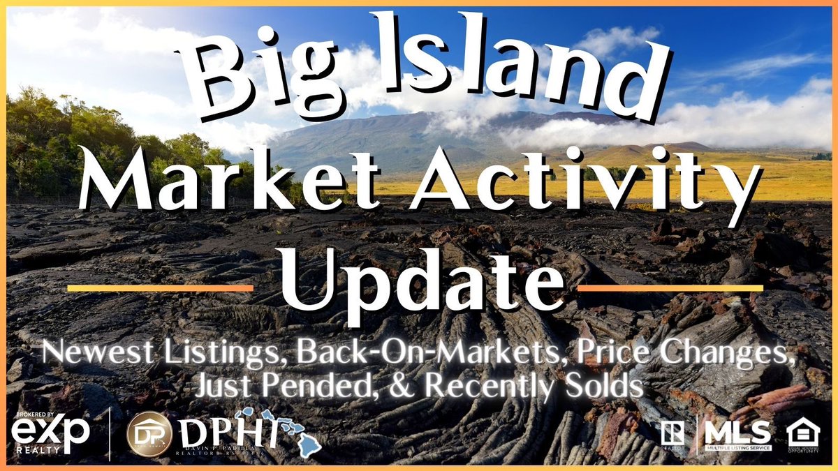 DavinPadilla's tweet photo. Stay informed to make confident decisions. Whether you're buying, selling, or investing, understanding market dynamics is key to success. Here's the latest action in the Big Island RE market. #BigIslandRealEstate 🏝️🏡 

https://t.co/BKv2mFLtwk https://t.co/mQPWZp2w8J