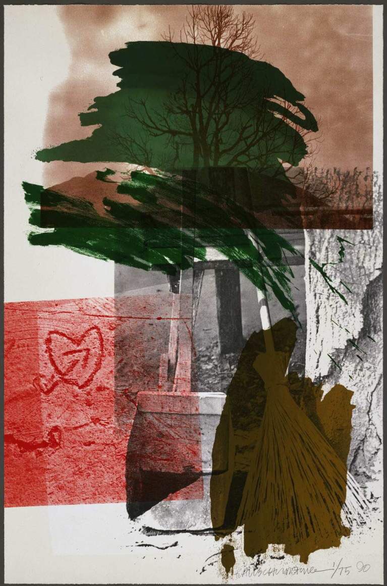 #Maddow #LastWord @11thHour #WagnerTonight 
#EarthDay2024 #EarthDayEveryDay 🌎

Art Break 1
Robert Rauschenberg-“Earth Day”(1990)
Screenprint & pochoir/paper
Rauschenberg Foundation

Artist ardent environmentalist;worked w/Sen Nelson(WI)to create art around threat to planet