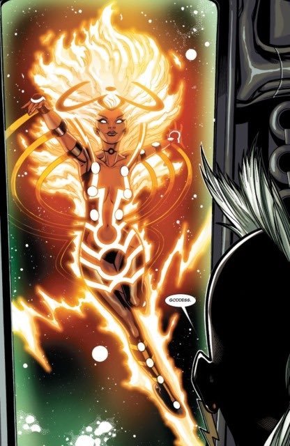 SunTaurean's tweet photo. if the xoffice had some actual balls they would explore this version of storm and let her go cosmic. But they arent so...
We will never see her again. I'm sick. https://t.co/cebZrFMSbr