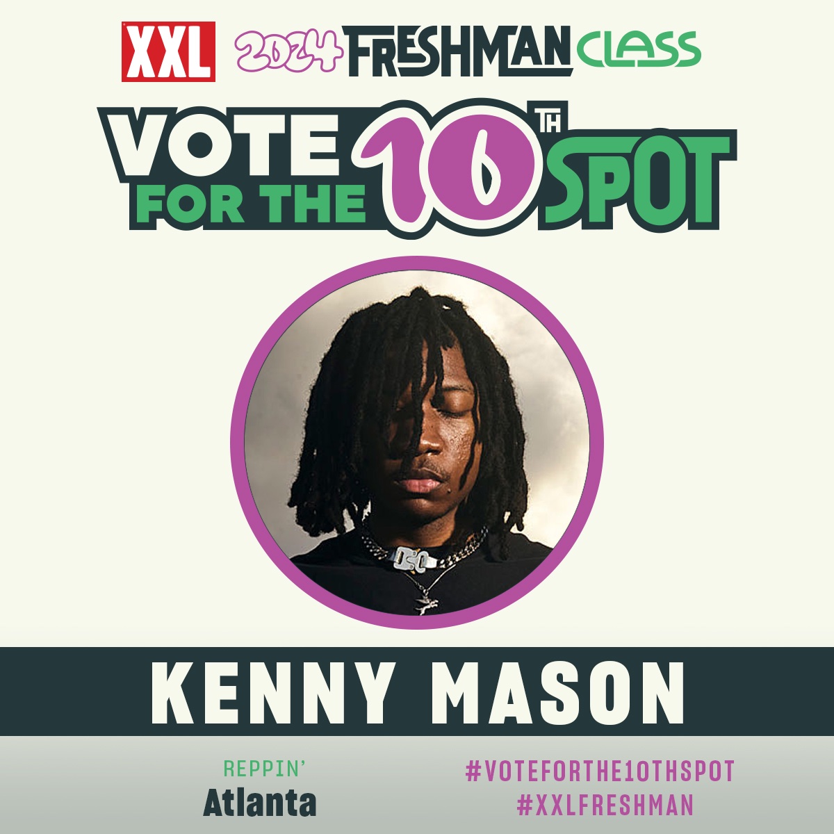 XXL's tweet photo. 🏆 VOTE FOR XXL FRESHMAN 2024 

👤 @kennymason 

➡️ VOTE HERE https://t.co/Q8lP8rlAa1 https://t.co/yGenR4dhxG