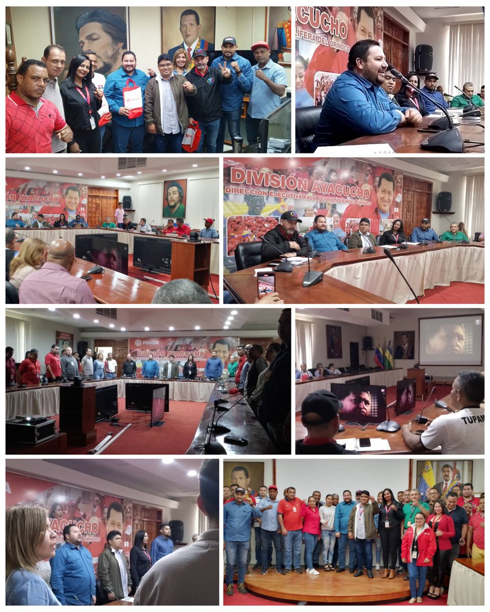 "El primer y más grande de los recursos que tenemos es la voluntad de trabajo”. Hugo Chávez 

Desde el Salón "Libertador Simón Bolívar" de San Tomé, Edo. <a href="/AnzoateguiMrt3/">AnzoáteguiMRT3</a> con presencia de <a href="/WBenavides_MRT/">Williams Benavides</a> Sec. Gral. Nal. se realizó conversatorio sobre la "Lucha Obrera en Venezuela"