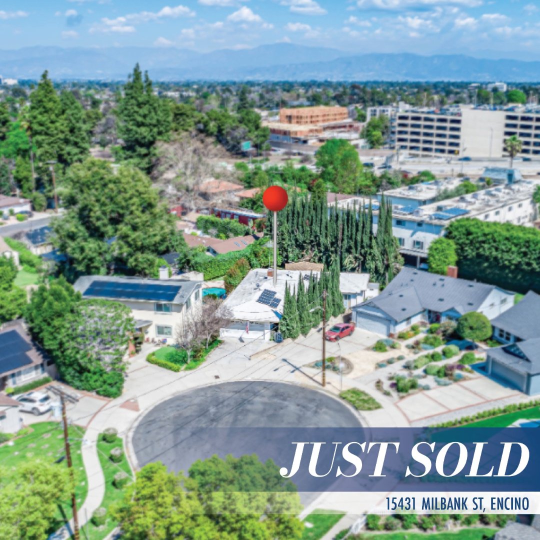#JustSold $155,000 over asking! 15431 Milbank St, #Encino | 3🛏️ | 2🛁 | 2,258 SF  #TeamVitacco #RealEstate #LosAngeles #Realtor #LARealtor #LosAngelesRealEstate #EncinoRealEstate #LosAngelesRealtor #RealEstateAgent #LARealEstate #EquityUnion #EquityUnionRealEstate