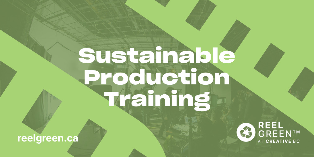 Celebrate #EarthDay2024 with @creativebcs' Reel Green Sustainable Production Training. Learn how motion picture production contributes to climate change and how to adopt best practices to reduce your environmental impact. Learn more here➡️ tinyurl.com/5357fjkr