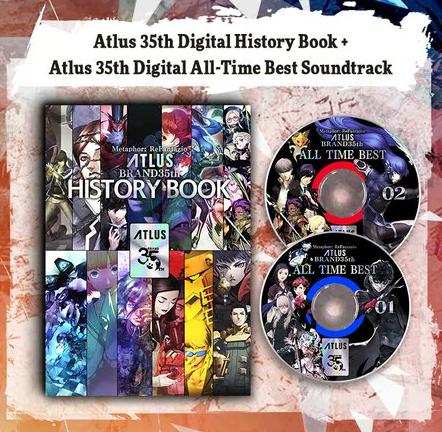 ATLUS' 35TH ANNIVERSARY HISTORY BOOK

THEY GOT ME ITS OVER FOR MY WALLET