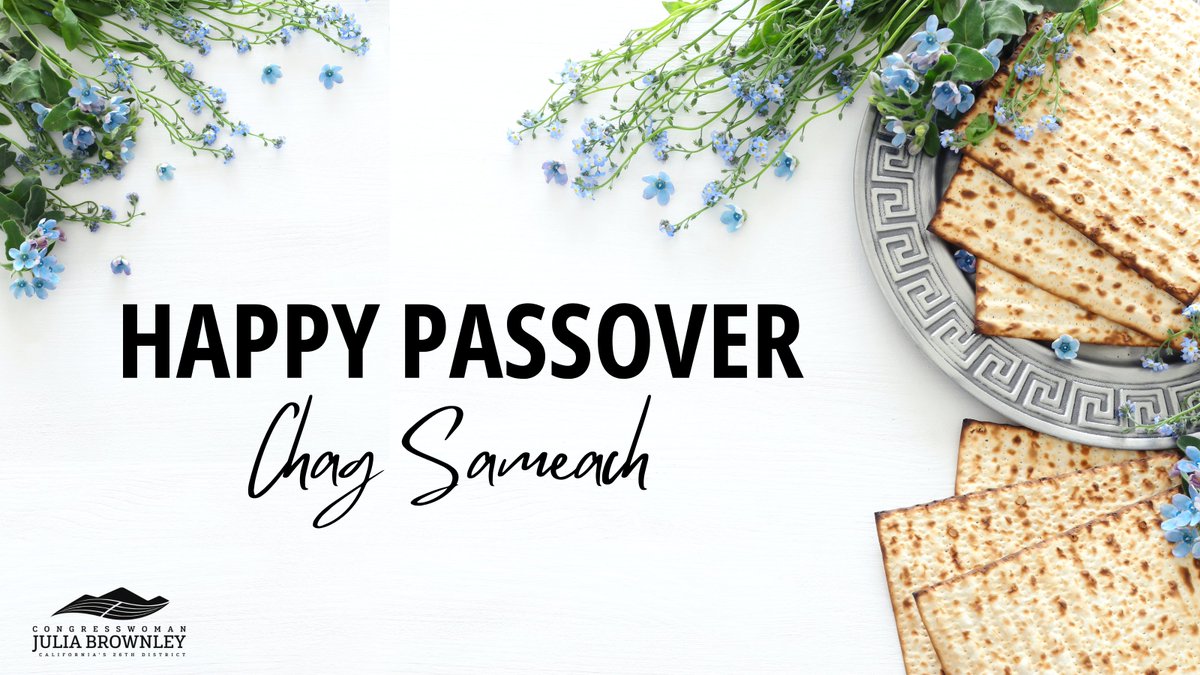May the Passover story of faith, hope, and resilience continue to inspire us all. Wishing all who celebrate a happy Passover. Chag Sameach!