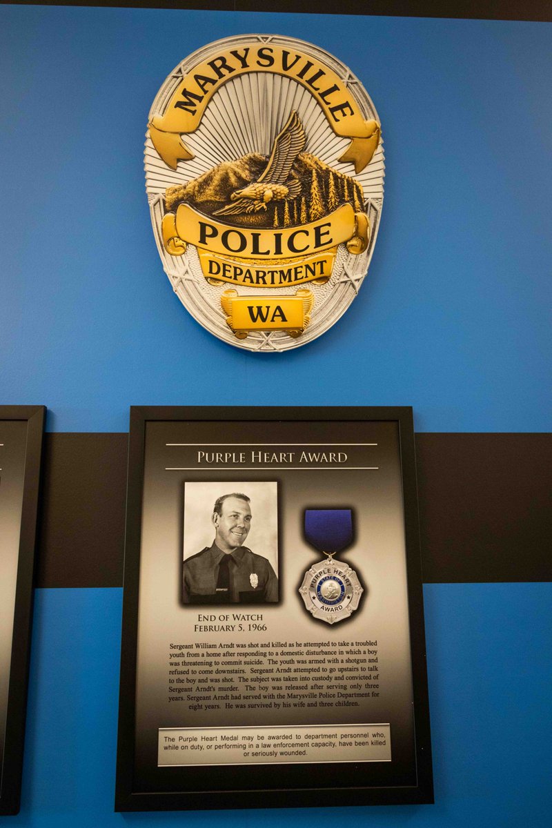 In honor of #NationalPoliceWeek, our department is proud to announce the unveiling of our newly enhanced Wall of Honor in the Marysville Police Department lobby. This serves as a tribute to our hardworking and dedicated law enforcement professionals. policeweek.org