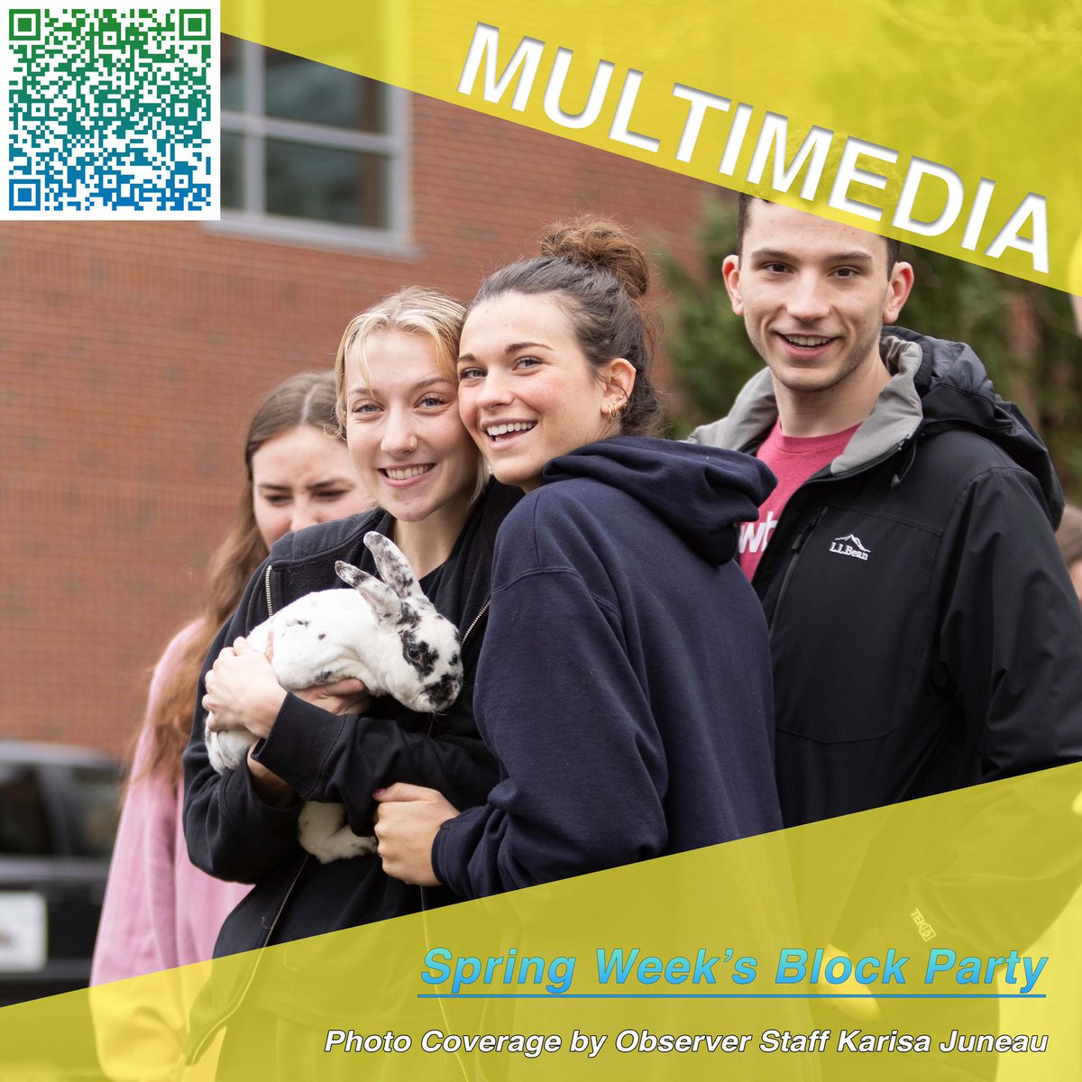 EC_Observer's tweet image. MULTIMEDIA -

Saturdays Spring Week Block Party included balloon animals, some very adorable farm animals, airbrush tattoos, and photo opts! To view more exclusive images visit endicottobserver.com or use the QR code! 

#ecgulls #endicottcollege #endicottobserver