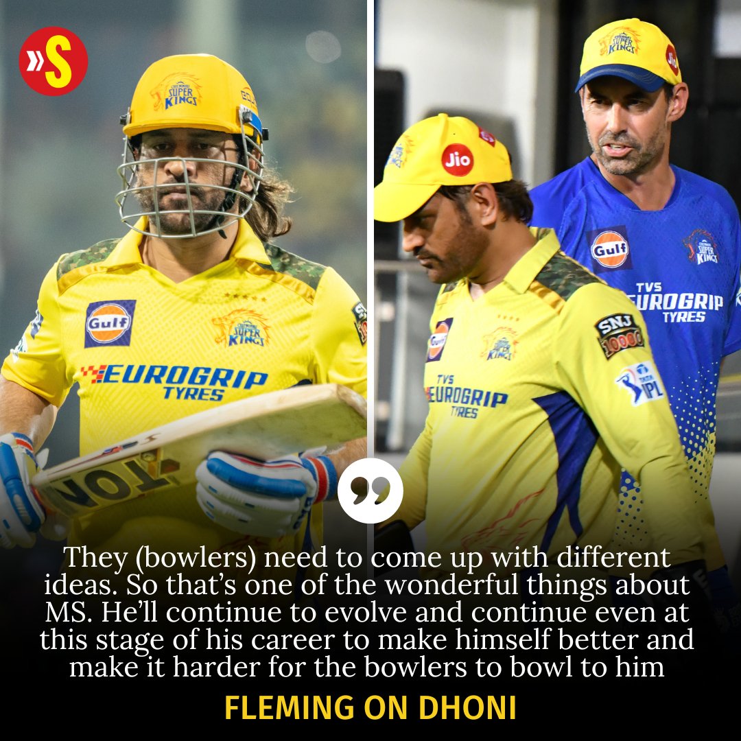 Having relinquished his captaincy duties at Chennai Super Kings, talismanic Mahendra Singh Dhoni is in an incredible space at the moment and will continue to “evolve,” says batting coach Mike Hussey. bit.ly/49NJ86s | #CSKvLSG | #IPL2024