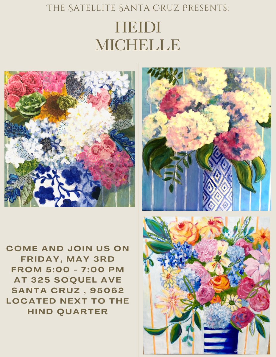 Unlock your creativity at Satellite Santa Cruz's First Friday event! 🎉 Discover local art, connect with the community, and experience the vibrant energy of our coworking space. Don't miss out on this exciting evening! #FirstFriday #SatelliteSantaCruz