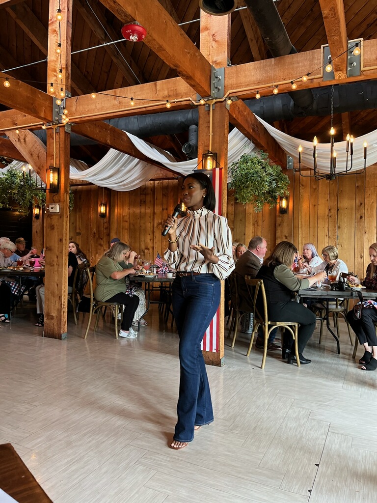 Thank you, Paulding County Republican Women, for inviting one of our co-chairs, Janelle King, to speak at your meeting last Wednesday. She enjoyed sharing insights on how, in 2024, our party must embrace and encourage new membership. Together, we can Win For America!

#Vote2024