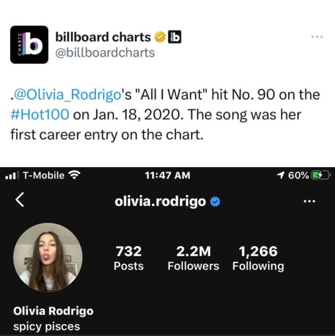 stereoliv's tweet image. anyway this was olivia rodrigo before drivers license’s release, girlie has been successful for YEARS and the only person responsible for that is olivia herself