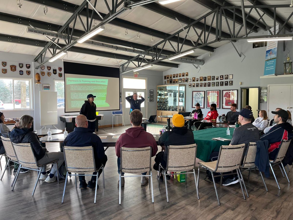 Great Coaching Lvl 1 certification session yesterday put on by Fletcher's Fields, as part of their Summer Celebration of Rugby education series Looking forward to next Sunday's Lvl 1 Referee certification For upcoming development opportunities check out fletchersfields.ca