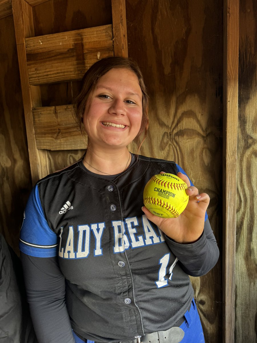 FaithWisniewski's tweet photo. Tonight I get to add another one to the books!! Definitely not the prettiest but I had to work with what I got! @joewhit77649469 @PfeifferSball @paindawg45 @WakeTechSB @Coach_M_Booth @UNCP_Softball https://t.co/AEAGU9OCmU