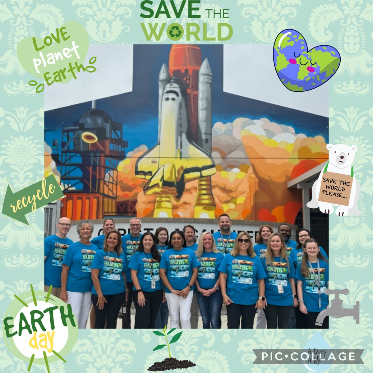 Protect our planet,it's where we play. HAPPY 🌎 Day! @CmmsMedia @CMMSPrincipal @pbcsd #EarthDay2024 #Recycle #protecttheplanet