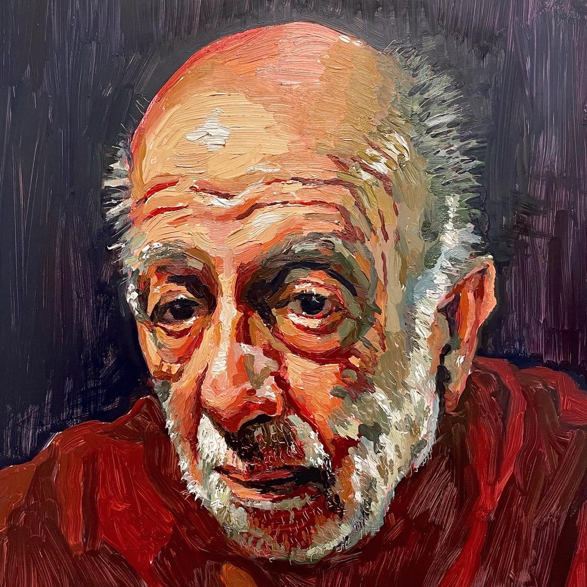 My father died today. I painted him many times. I'm not sure what else I can say now other than that I loved him and will miss him always.