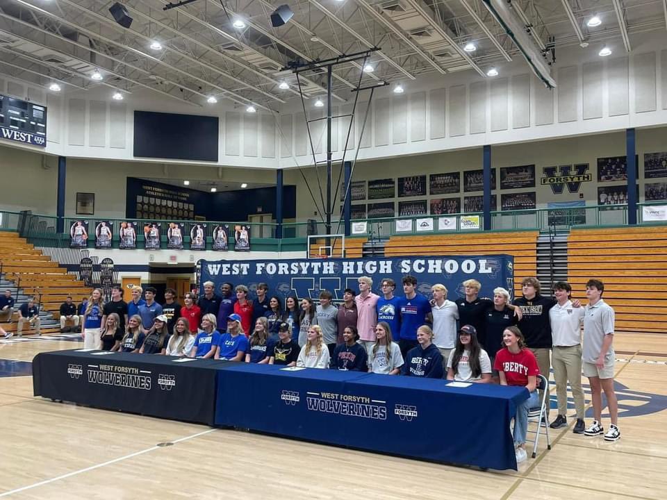 It was a fun day at <a href="/WFHSAthDept/">West Forsyth High School Athletics</a> signing day 7 Baseball players and more than 40 athletes. Congrats <a href="/ParkerStevens29/">Parker Stevens</a> can’t wait to see you next year at <a href="/GHCBaseball/">GHC Baseball</a>
