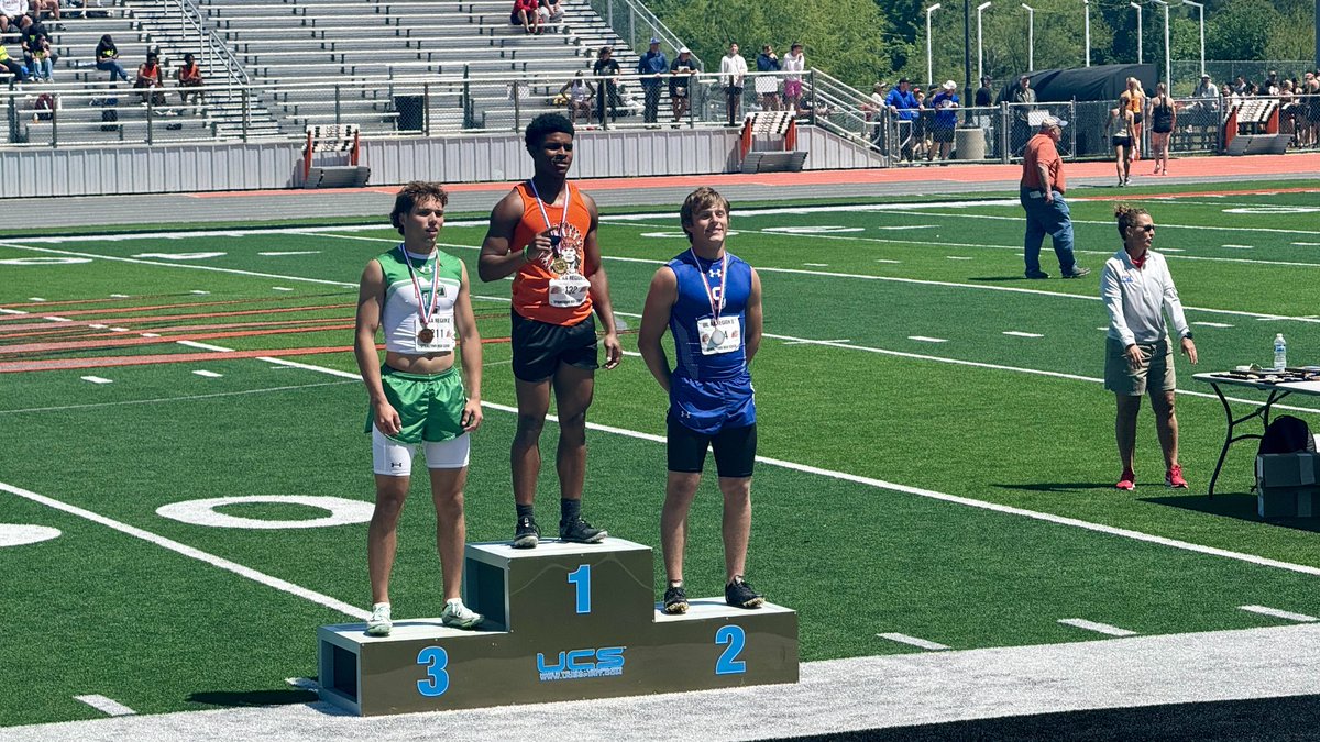 GIRLS
🥇Long Jump (School Record)
Shot
100
300 Hurdles
🥉4x1 (School Record)
4x2
4x4

BOYS
110 Hurdles
🥉200 (School Record)
🥇400 (School Record)
800
4x2
4x4 (School Record)

It’s been a blessing watching these kids compete in so many different events at the Regional level #FTB