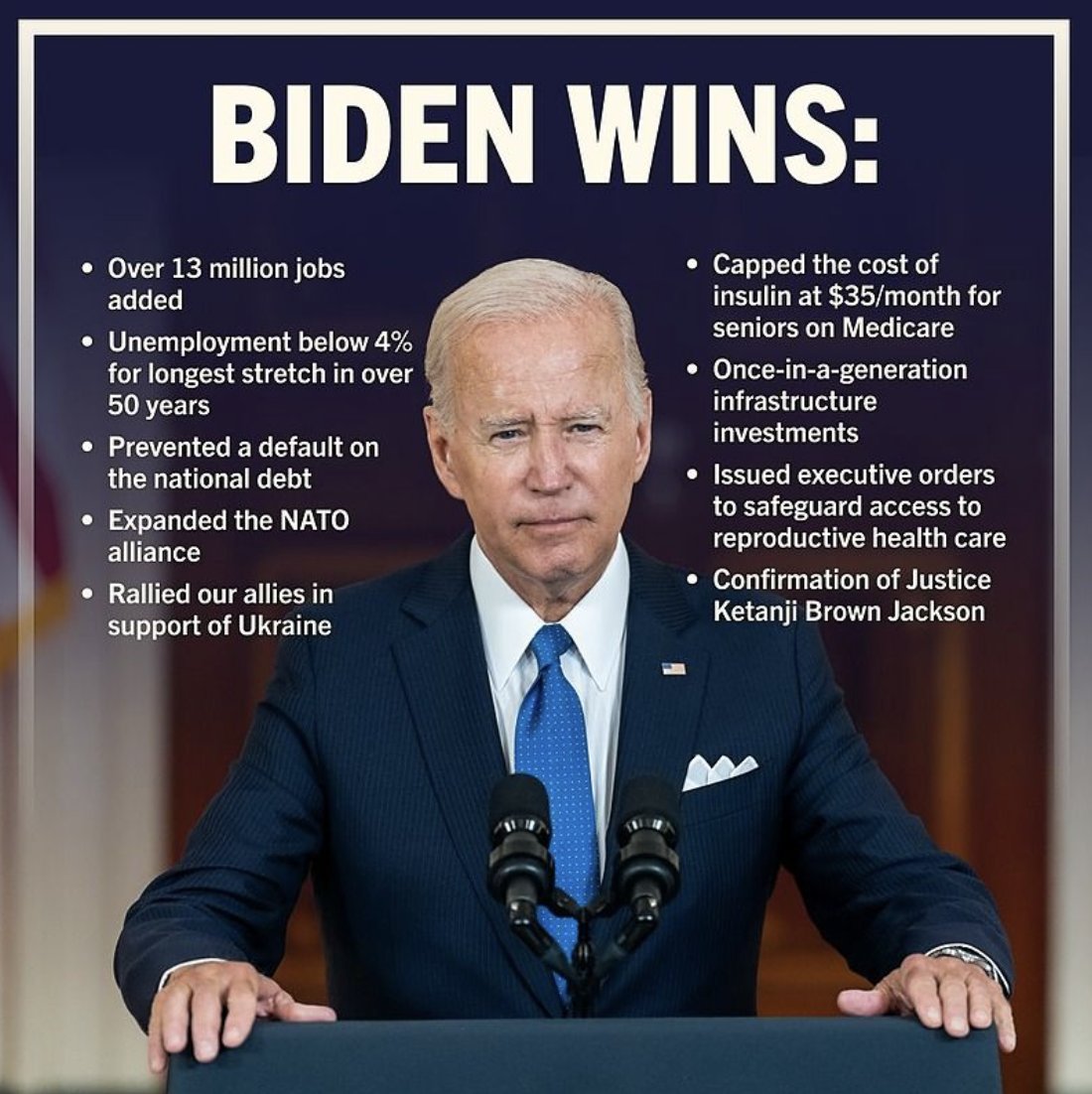 He does the job and does it well.#BidenHarris2024